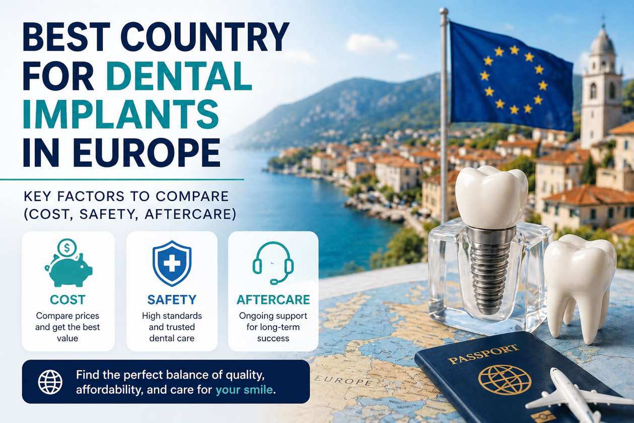 Best country for dental implants in Europe guide