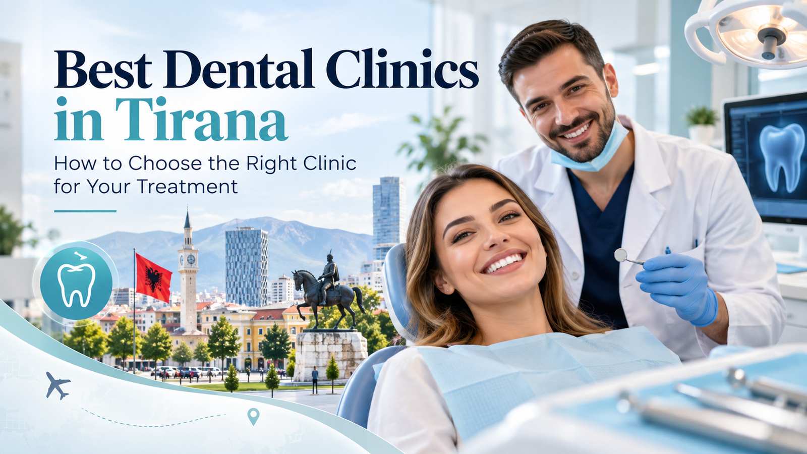 best dental clinics in tirana infograph